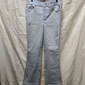 SPANX Flare Leg Jeans Retro Light Wash Pull On Pants XL 20348R